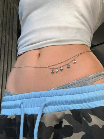 Custom Letter Belly Chain
