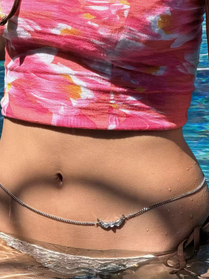 Silver Wing Waist Chain
