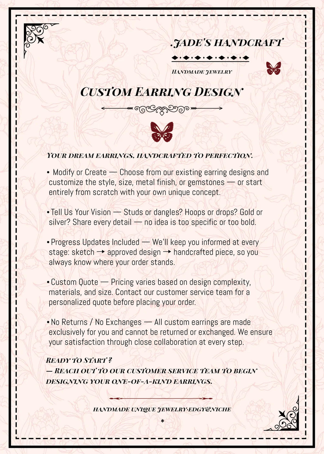 Custom Earring Design