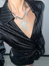 Gothic Multi Layer Cross Necklace