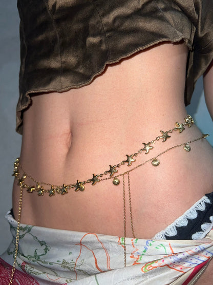 Beach Gold Waist Chain